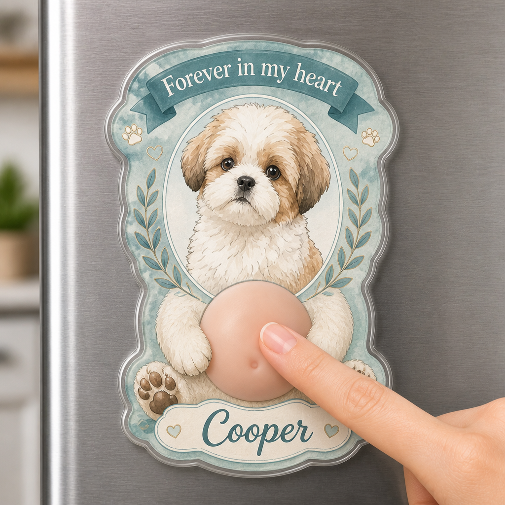 Custom Pet Memorial Watercolor Fridge Magnet - Personalized Acrylic Refrigerator Magnet - Soft Rubber Belly db9025d4-8370-49a1-a954-01ce965790d0.png