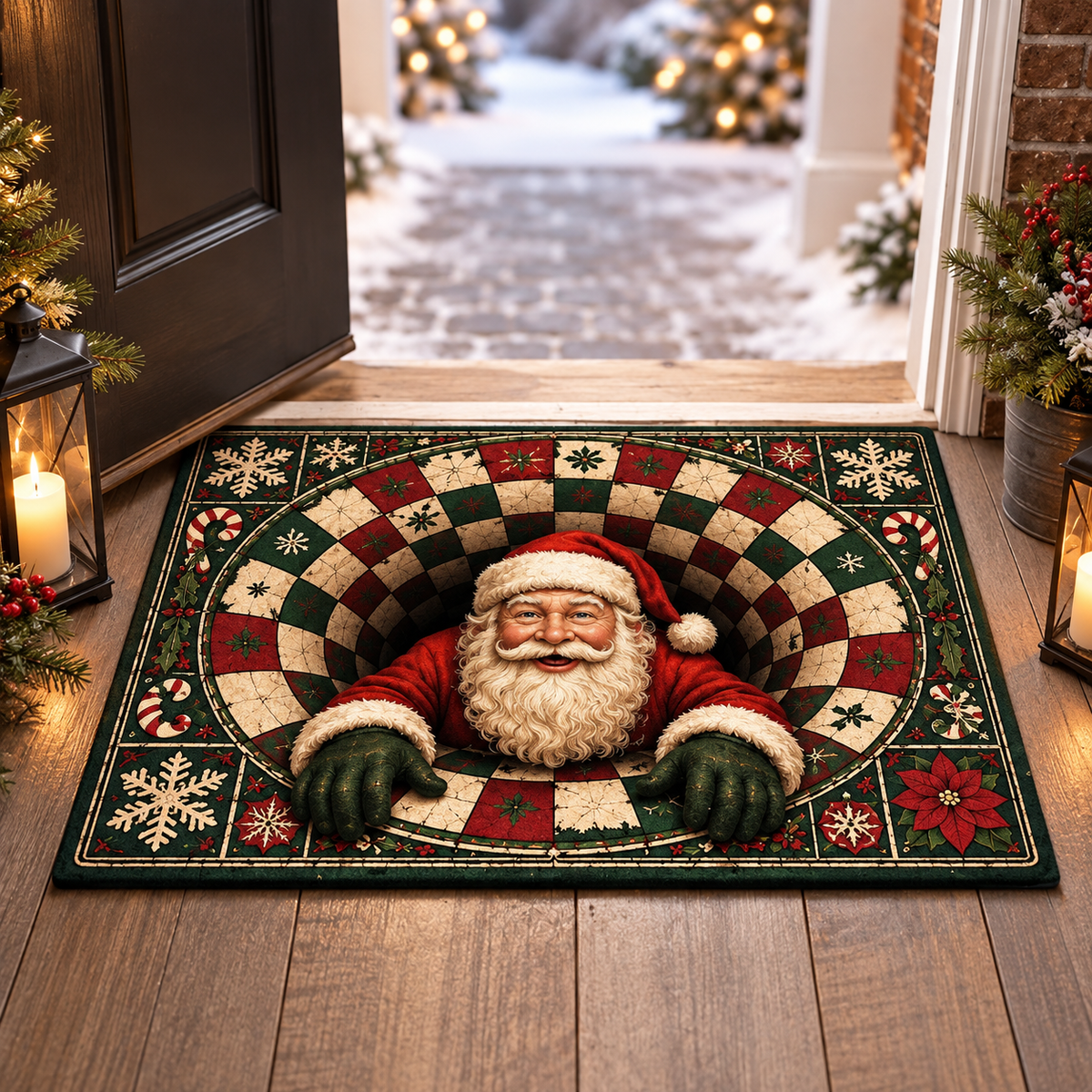Santa Claus Christmas Doormat, 3D Illusion Floor Mat, Funny Santa Gift, Festive Holiday Home Decor dbca8043-76cc-4df7-8a56-d65d02eeabb5-986faf1b-a358-4f9c-bd4d-332eefef869a.png