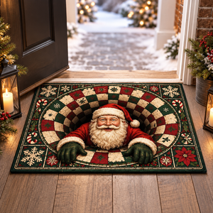 Santa Claus Christmas Doormat, 3D Illusion Floor Mat, Funny Santa Gift, Festive Holiday Home Decor dbca8043-76cc-4df7-8a56-d65d02eeabb5-986faf1b-a358-4f9c-bd4d-332eefef869a.png