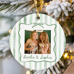 Personalized Photo Ornament, Friend Gift, Striped Friendship Keepsake dbd15f7a-4a5c-4df6-98ca-39178c27b803-3.jpg