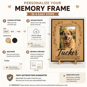 Pet Memorial Picture Frame – Goodbyes Are Not Forever - Personalized Picture Frame dbfd089a-0a92-42e2-8cc7-f24663b21090.jpg