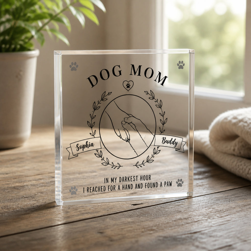 Dog Mom Hand & Paw Personalized Acrylic Plaque - Personalized Acrylic Plaque dc04c575-c83b-436f-b11a-5457847c46de.jpg