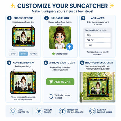 Photo-to-Cartoon Family & Pets Stained-Glass Suncatcher - Personalized Rectangle Stained Glass Suncatcher (PW) dc293864-5b62-4287-b61d-b4cedc2a2431.jpg