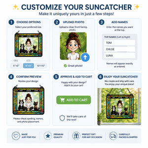 Photo-to-Cartoon Family & Pets Stained-Glass Suncatcher - Personalized Rectangle Stained Glass Suncatcher (PW) dc293864-5b62-4287-b61d-b4cedc2a2431.jpg