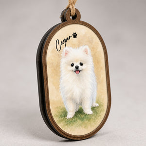 Custom Watercolor Pet Portrait Wood Ornament – Name & Paw - Personalized 3-Layered Wood Ornament dc2f2472-f334-49ca-9ed4-9417efdc2ab1.jpg