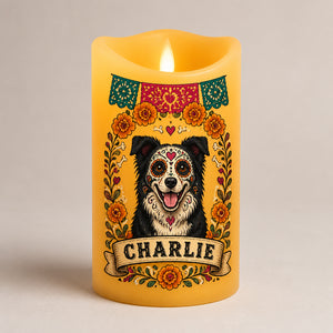 Custom Pet Sugar Skull Portrait LED Memorial Candle - Personalized Custom Led Flameless Candle dc3e8995-b426-4acc-a035-474c03df993d.jpg