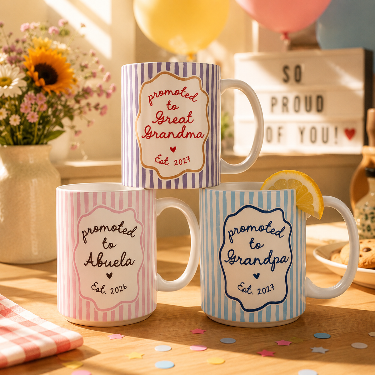 Promoted To Grandparents Mug, Grandma Grandpa Striped Mug, Pregnancy Reveal, Personalized Grandma Grandpa Mugs, Abuelo Abuela Striped Mugs dc57602f-9d5f-475f-8abd-6aeeee2dff4c-bd67ffec-1169-475a-94fc-4ddb4847c2ad.png