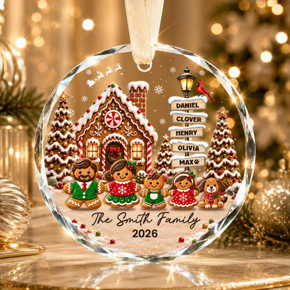 Personalized Christmas Gingerbread Family Ornament, Custom Family Members Gifts, Family with Dog Ornament, Family Keepsake, Grandma Gifts dc7c35f3-4c84-4367-b039-e98c74affdb7-7.jpg