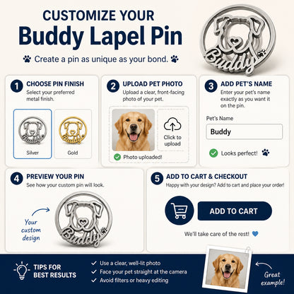 Personalized Dog Outline Name Lapel Pin - Personalized Custom Lapel Pin dc859eb2-949f-4235-9fe4-cc51adaf8675.jpg