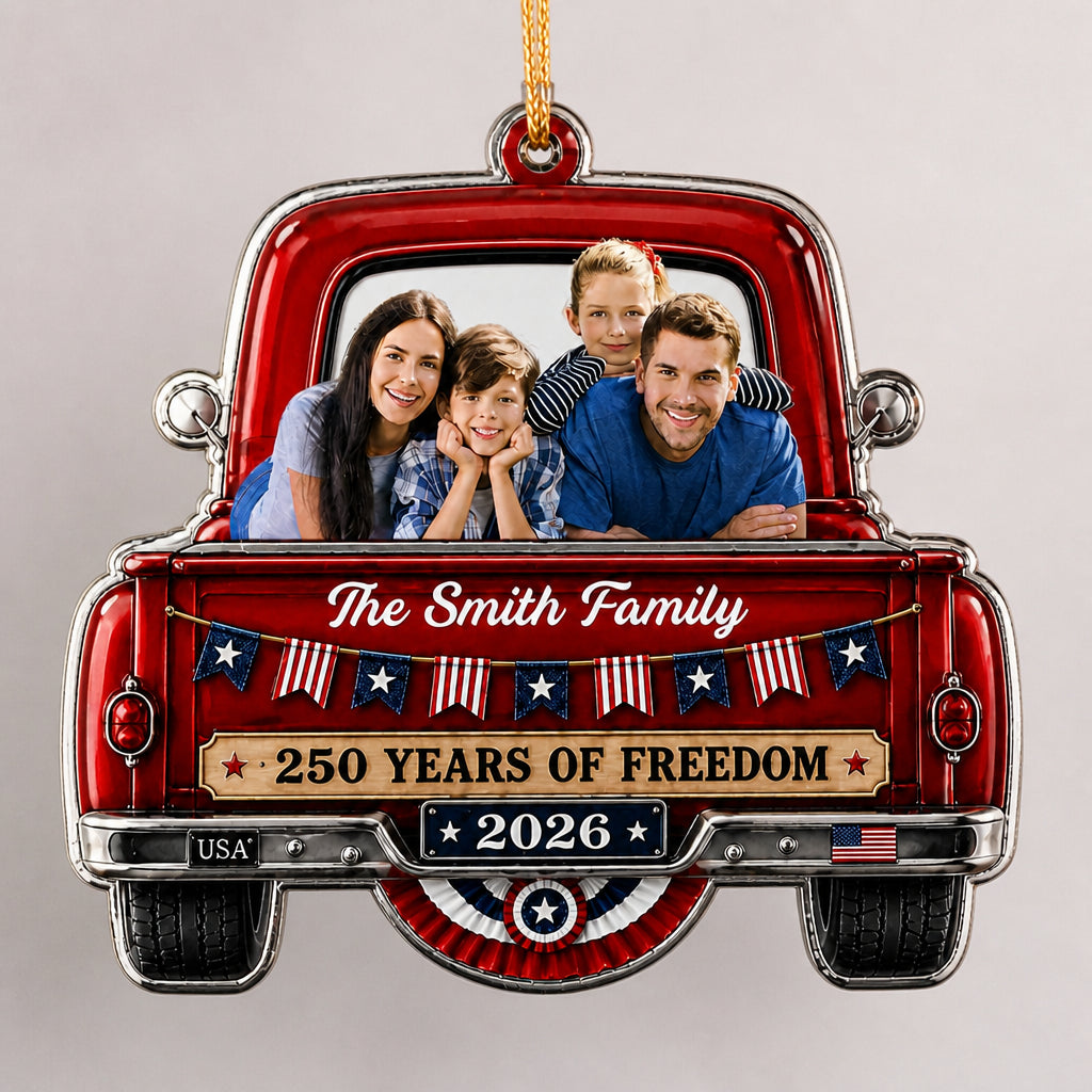 Patriotic Family Photo Ornament – 250 Years of Freedom (2026) - Personalized Shape Ornament dcd347d1-baa9-49a1-86d7-f589eadbe9e2.jpg