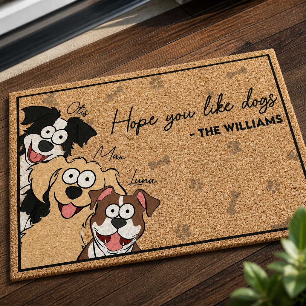 Hope You Like Dogs Custom Pet Portrait Doormat - Personalized Doormat dd005019-af43-4997-add9-acf5c8528c53.jpg