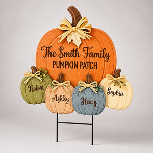 Personalized Family Pumpkin Patch Yard Sign (4 Names) - Personalized Yard Sign dd124058-4ca7-43f9-bcaa-25e7d4087f3e.jpg