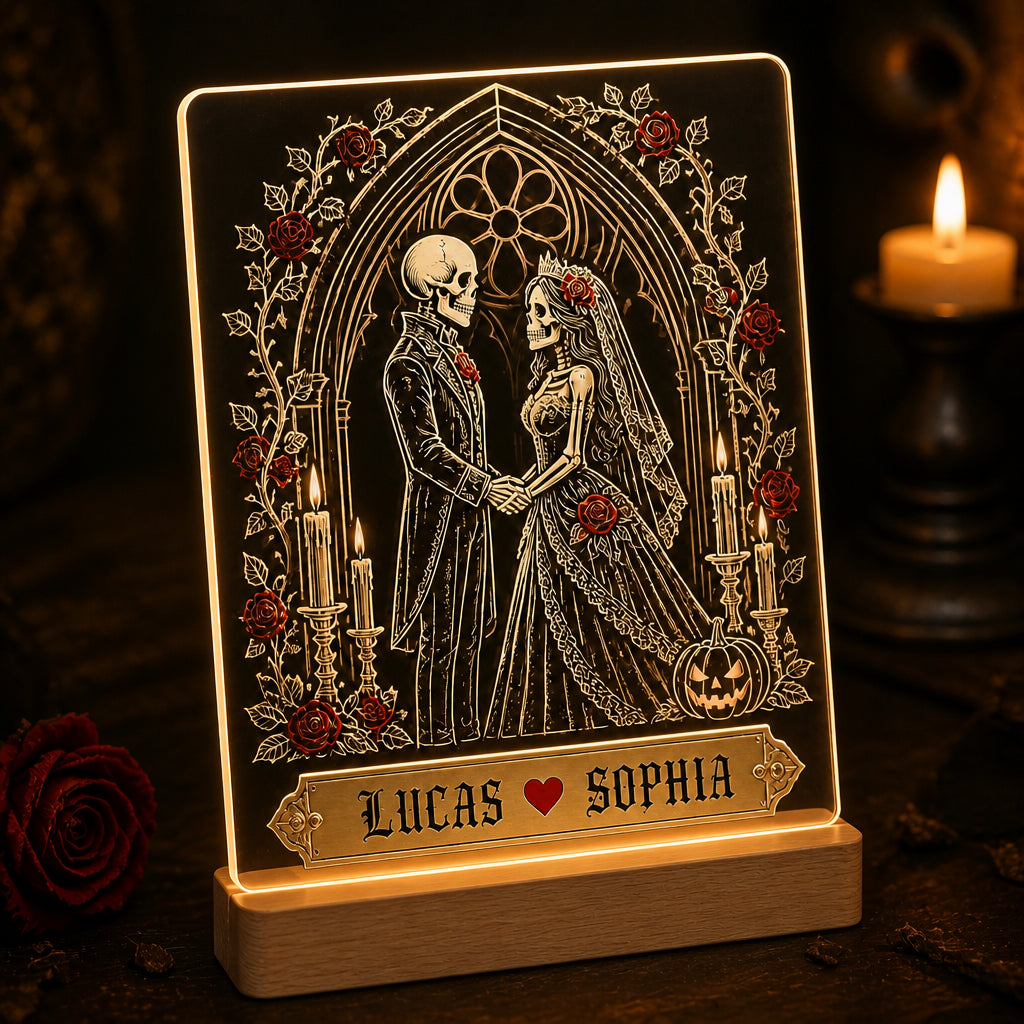 Gothic Skeleton Lovers Night Light – Personalized Names - Personalized 3D LED Light Wooden Base dd1670e4-1cf9-4fdf-ac19-0cb5e6371a43.jpg
