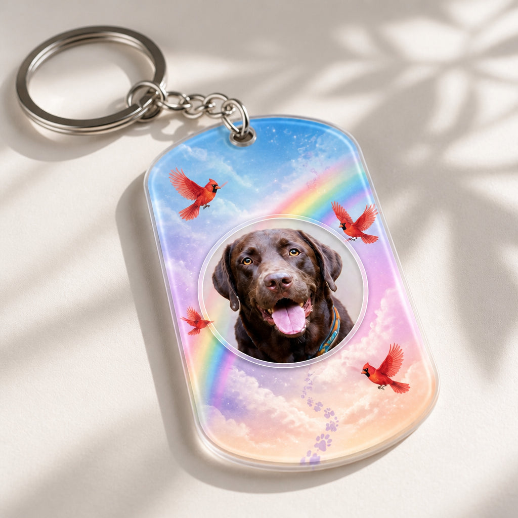 Carry You With Me Rainbow Bridge Pet Photo Keychain - Personalized Acrylic Keychain dd1bfe32-6fa0-4ca6-98e3-000a08ba3faf.jpg