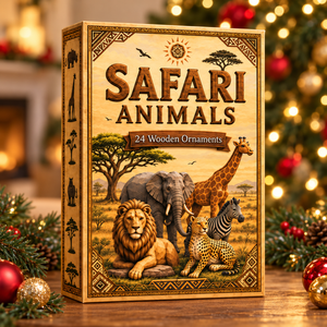 Safari Animals Advent Calendar 2026 - 24-Day Festive Countdown, Wooden Charms Blind Box - Gift For Nature Lovers dd1e814f-7372-4434-93b5-3ab1059bdc57-safari-box.png