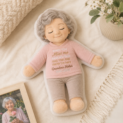 Hug This Pillow And Know I'm Here - Personalized Memorial Premium Faux Fur Pillow dd351428-d1bb-4beb-9c99-27f12fdf9c92.png