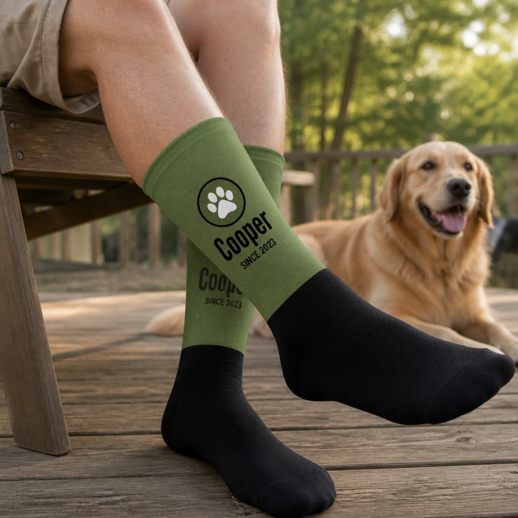 Custom Dog Name Since Year AOP Crew Socks - Personalized Socks - All over printed dd48e7c3-242e-4b69-871a-b6e14f8f6a6e.jpg
