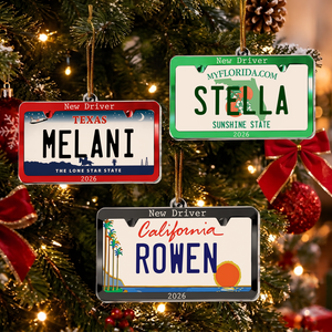 New Driver Custom State Car Plate Ornament, First Teenager Car Gift - Personalized Ornament dd582270-ce6c-46e3-a85b-5e1b8dd16a1e-new-driver-custom-state-car-plate-ornament-first-teenager-car-gift-personalized-ornament-1_71e43.png