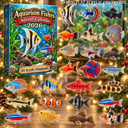 Aquarium Fishes Advent Calendar 2026 - 24-Day Festive Countdown, Acrylic Charms Blind Box - Gift For Aquarium Lovers dd961671-a054-4b09-8c65-94d4fb80e0d3-fish-text.png