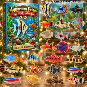 Aquarium Fishes Advent Calendar 2026 - 24-Day Festive Countdown, Acrylic Charms Blind Box - Gift For Aquarium Lovers dd961671-a054-4b09-8c65-94d4fb80e0d3-fish-text.png