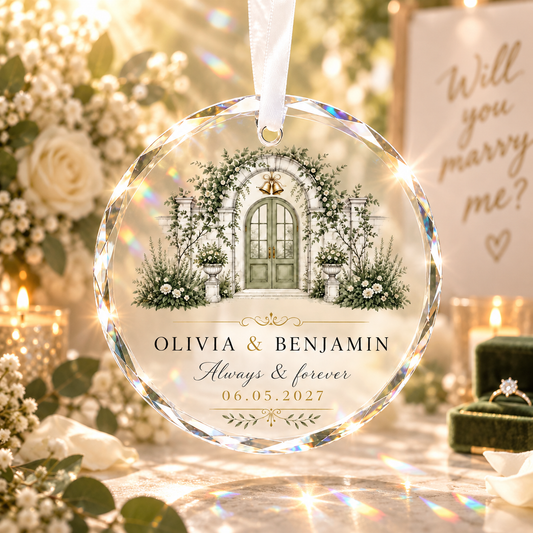Personalized Wedding Crystal Ornament Custom Couple Names & Special Date Floral Arch Engagement Anniversary Keepsake Gift for Newlyweds dd967635-6e4e-445b-a526-be4006593c0f-80486fde-4b2a-40c8-b7d1-d6f47685d597.png