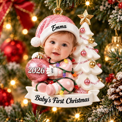 Personalized Baby's First Christmas Ornament, Custom Baby Photo Keepsake dda0cc3b-d878-4ffe-8116-c89ea7f41d4f-8be267eb-d42e-4685-803f-1e591f64a210.png