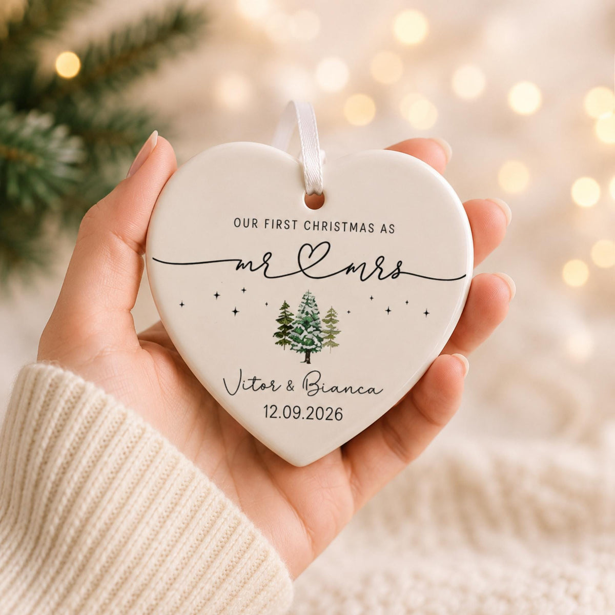 Mr Mrs Ornament - Wedding Gift - Personalized First Christmas Keepsake - Our 1st Christmas Mr & Mrs Ornament - Housewarming mr and mrs idea dda0d0a3-9864-4cbe-95f8-43737c49b844-il_fullxfull.7990516058_amfu.jpg