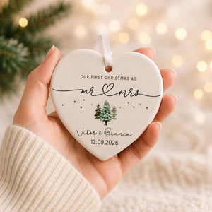 Mr Mrs Ornament - Wedding Gift - Personalized First Christmas Keepsake - Our 1st Christmas Mr & Mrs Ornament - Housewarming mr and mrs idea dda0d0a3-9864-4cbe-95f8-43737c49b844-il_fullxfull.7990516058_amfu.jpg