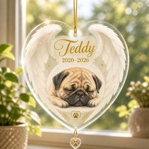 Angel Wings Pet Memorial Portrait Ornament - Personalized 1 Layered Suncatcher with Charm ddad95e6-b490-4458-bcc2-7abede5c2720.png