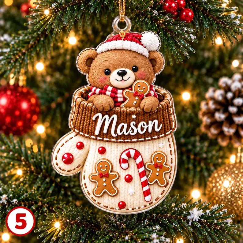Personalized Christmas Ornament 2026, Custom Name Mitten Ornament, Cute Animal Christmas Tree Decor, Kids Holiday Keepsake Gift Christmas ddafe36c-4c14-4b7c-9fcc-02f6deecac32-tyhnjrAWhnjm-3-.webp