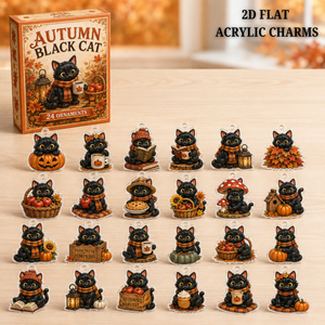 Autumn Black Cat Advent Calendar 2026 - 24-Day Festive Countdown, Acrylic Charms Blind Box - Gift For Black Cat Lovers ddb5ee5c-9773-4136-99d5-49cc00de0e2b-text.png