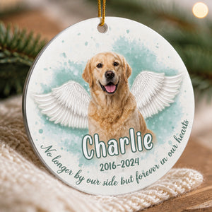 Angel Wings Pet Memorial Photo Ornament - Personalized Aluminum Ornament ddbe517d-be5c-4f59-a699-94621113d566.jpg