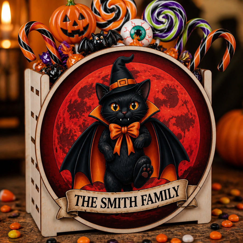 Personalized Halloween Candy Stand – Witchy Cat Family Name - Personalized Halloween Candy Basket ddcb2ee9-4c74-4e88-a7c5-1cda83632eec.jpg