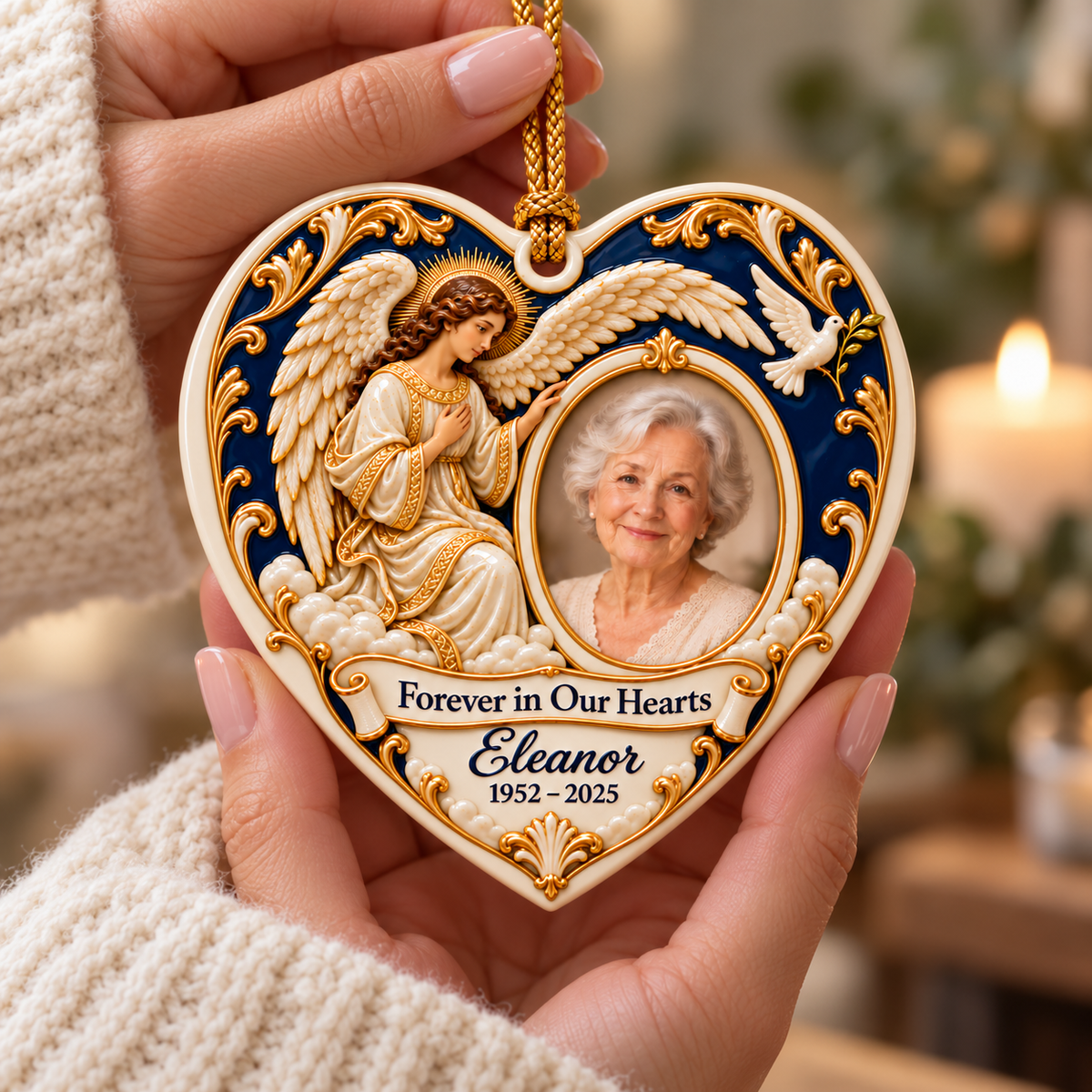 Forever in Our Hearts – Personalized Guardian Angel 3D Ceramic Memorial Ornament | Custom Photo Remembrance Gift ddcdd56b-8f19-4895-8681-d067cae942fb-Tr-i-tim-g-m-t-ng-ni-m-Eleanor-2.png