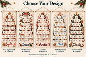 Personalized Christmas Advent Calendar, 24 Fillable Pockets, Reusable Christmas Wall Hanging, Home Countdown for Family Traditions ddf444d7-3416-4209-9e22-fa7a26af254f-fgdgfbhnjh-3-.jpg