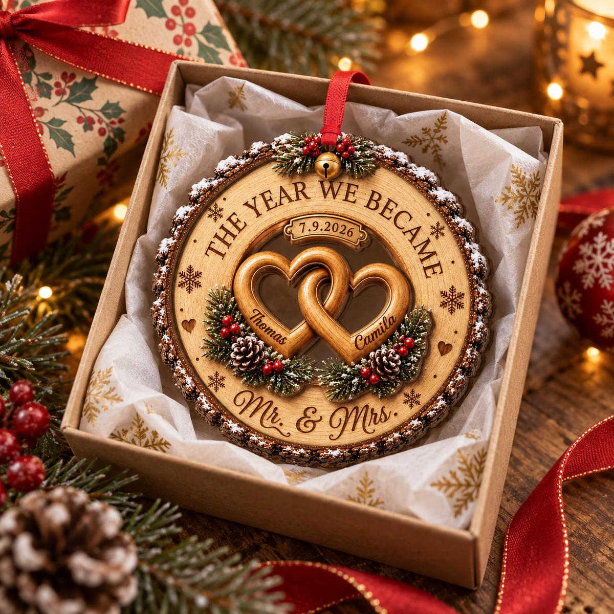 Custom Couple Wedding Anniversary 2Layer Wooden Ornament, First Christmas Wood Ornament, The Year We Became Mr Mrs Ornament, Wedding Gift ddfe31e9-4a8f-41c6-aa34-0ff631ecc53b-gffg-3-.png