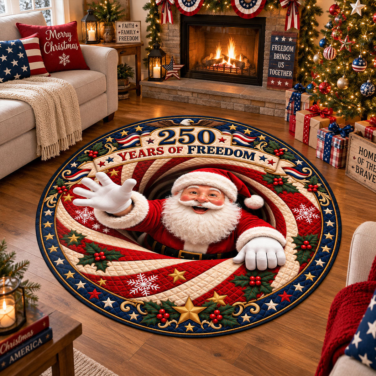 Welcome To Our Cozy Home 3D Illusion Quilted Rug - Personalized Quilted Mat de14d2bf-1859-4a2f-bd9c-c4558dec8340-1-6-.jpg