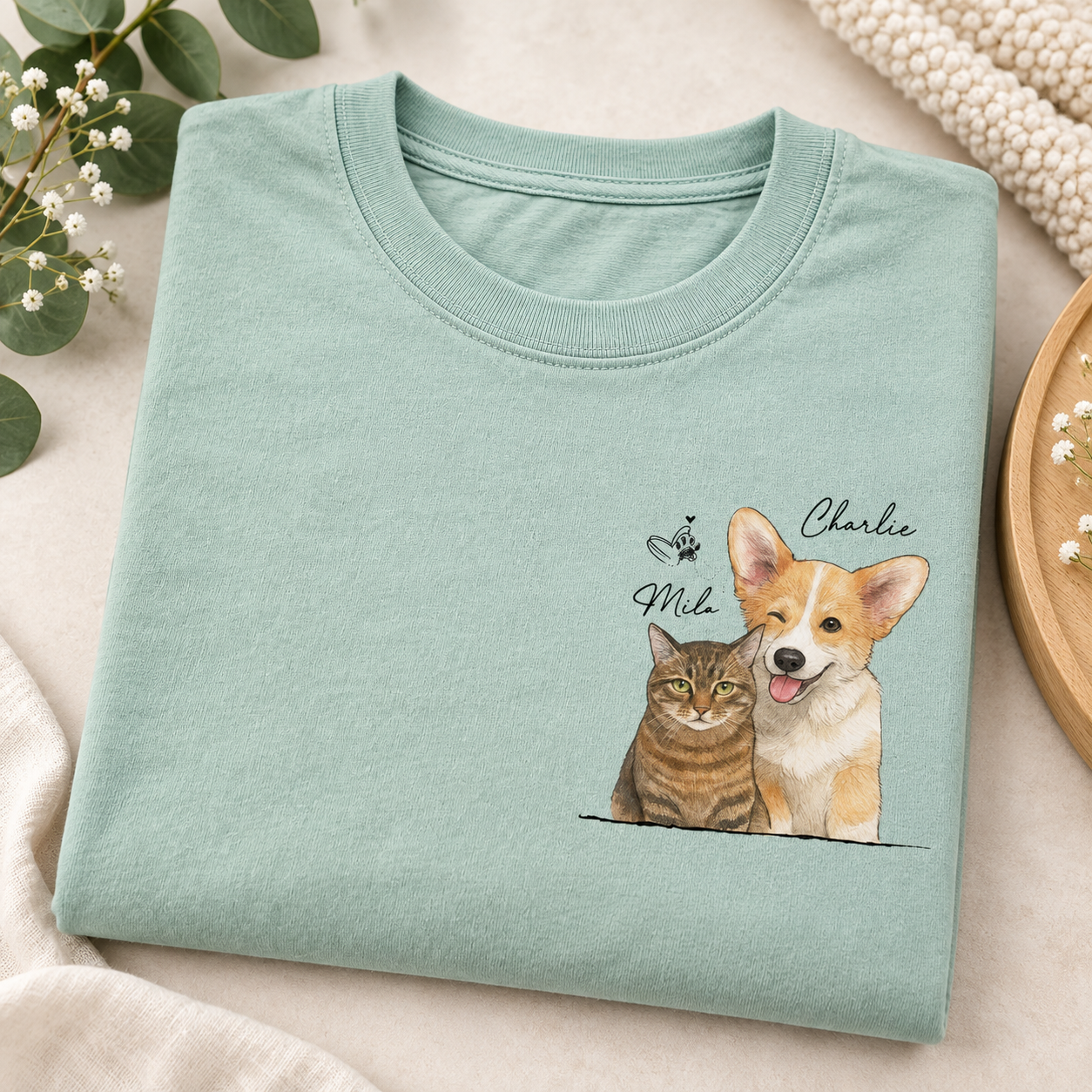 Custom Dogs Face Watercolor Photo Shirt, Pet Portrait Crew Neck Gift For Dog Cat Lover de2e2dcc-9a14-4c0b-a5da-17f935565177-f5f279c7-cecf-49ff-9ba0-f8488cc253e9.png