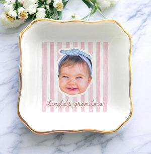 Personalized Baby Face Trinket Tray, Mothers Day Gift For Grandma, Grandma Gift from Grandkids, Nana Ring Dish, Birthday Gift For Grandma de3b3a34-11ae-40ba-9085-091485bfc9ce-10.jpg