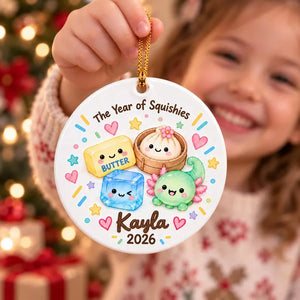 Personalized Kids Squishy Hunting Ornament 2026, The Year of Squishy Keepsake, Funny Kids Christmas Ornament, Cute Stocking Stuffer de5eb116-1105-4d81-9de6-f02e486d5ad6-h-3-.webp