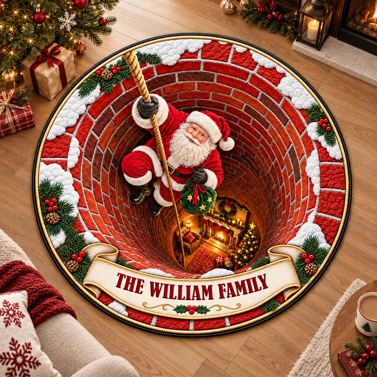 Custom Santa Christmas Decor - Merry Christmas 3D Illusion Quilted Rug - Personalized Quilted Mat de639a18-7fa3-4ca2-bfeb-f2c76ac150c9-1-1-.jpg