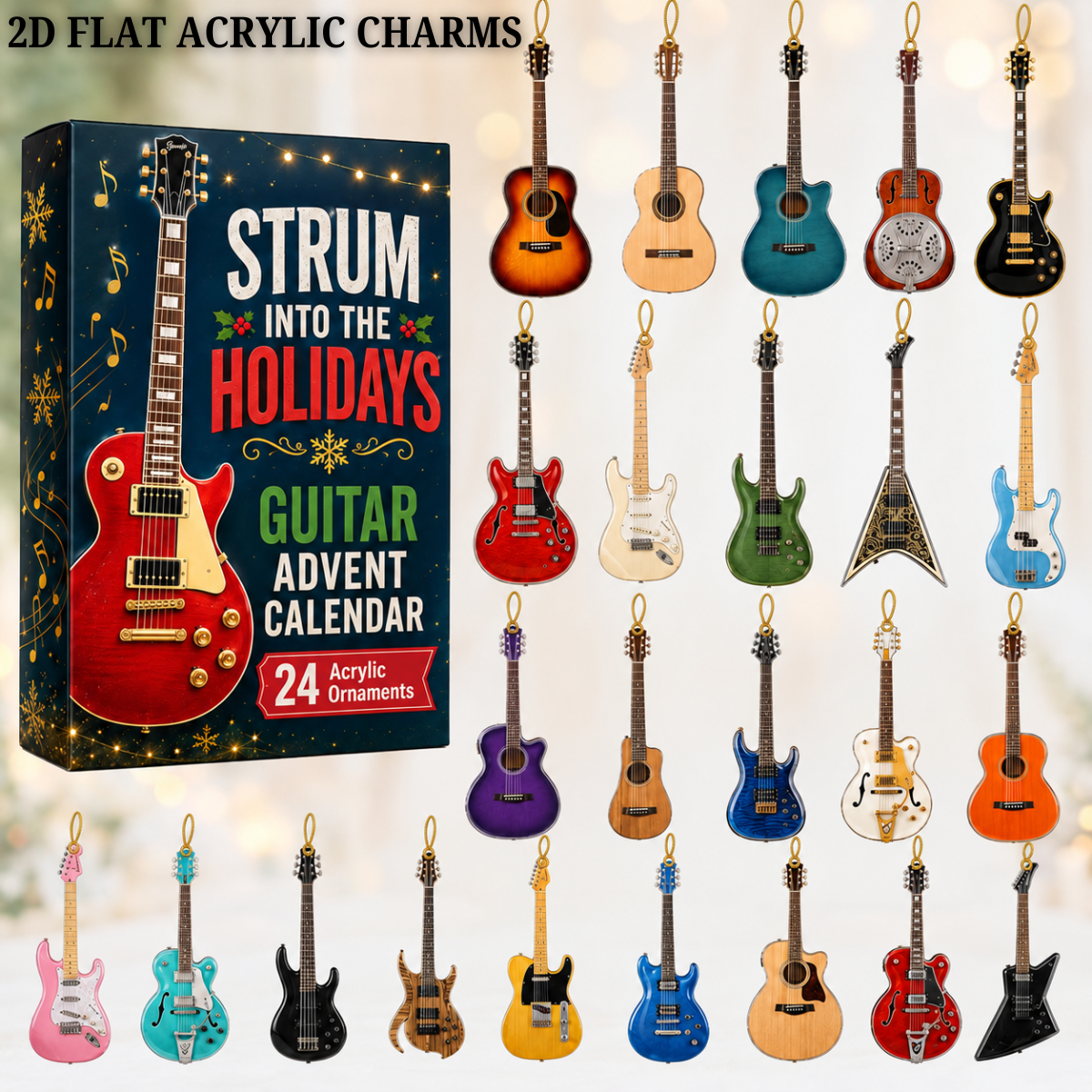 Strum Into The Holidays Advent Calendar 2026 - 24-Day Festive Countdown, Acrylic Charms Blind Box - Gift For Guitar Lovers de6620c6-2f96-4ae0-b14f-ccbaf962de01-guitar-text-.png