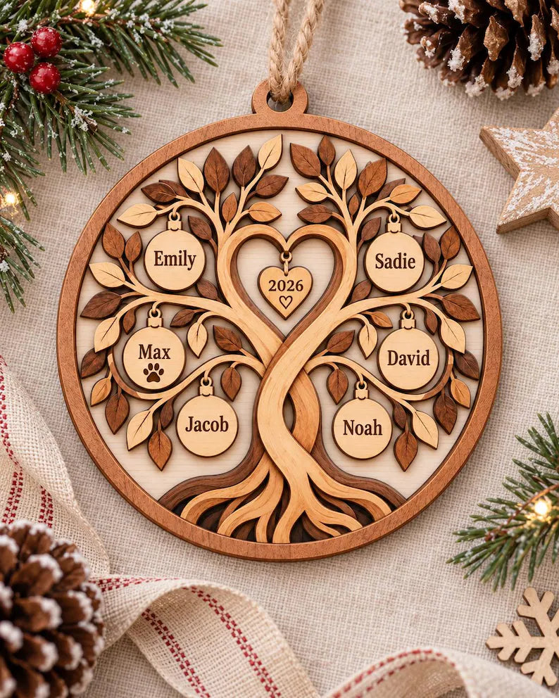 Personalized Family Heart Tree Ornament 2026: Custom Family Member Names Wooden Ornament, Christmas Tree Keepsake, Family Xmas Gift de74f9b4-6a38-48c7-bf3c-191f0fbb43bb-ghhghggh-3-.webp
