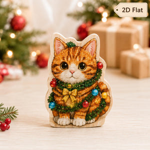 Christmas Cat Wooden Block Set, Santa Tree Ornament Kitty Shelf Decor, Cute Holiday Cat Lover Gift de85f076-5d15-4477-ad8c-3cebce2d131c-6.jpg