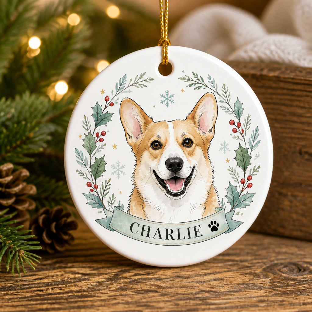 Watercolor Pet Portrait Name Ornament - Personalized Ornament de88c249-8fef-4990-809d-b0f7ee30077e.jpg