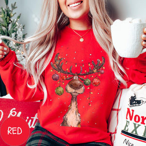 Vintage Reindeer Christmas Sweatshirt, Cute Festive T-shirt, Retro Reindeer Shirt, Merry Christmas Hoodie, Xmas Gift For Her & Him Tee de9c78e6-86b8-426b-8267-d8c7e2c02b0d-5.jpg