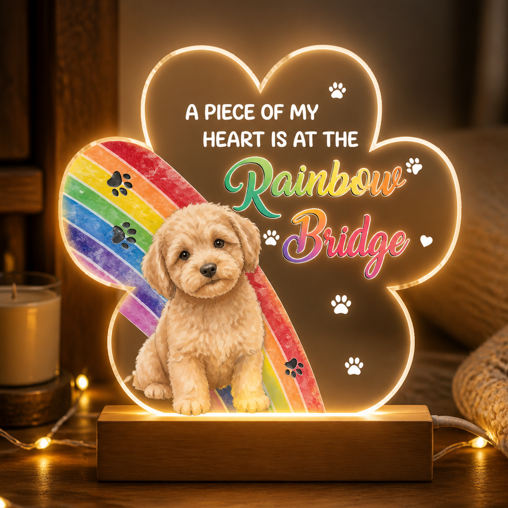 Rainbow Bridge Pet Memorial Acrylic Night Light - Acrylic Night Light deacd307-85ff-4395-b737-f2daa721fd6f.png