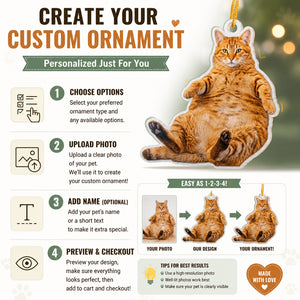 Custom Pet Photo Cutout Ornament – Acrylic Silhouette - Personalized Custom Shape Wood and Acrylic Ornament deb34bb3-259c-4f8b-8865-c897141cfc98.jpg