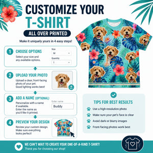 Custom Pet Photo Tropical AOP Tee - Personalized T-Shirt - All over printed deb4e72d-140f-47dc-b842-6a12bc8b3299.jpg