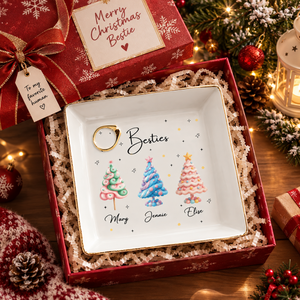Best Friend Christmas Gift, Personalized Besties Ring Dish, Custom Names Ceramic Tray deb52f41-cbbc-41a5-b07b-28ea16985b2b-banner-4-.png